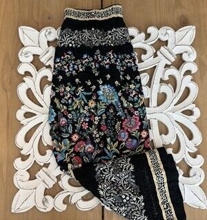 Vintage Boho Colorful Festival Skirts With Pockets Women's Size Large